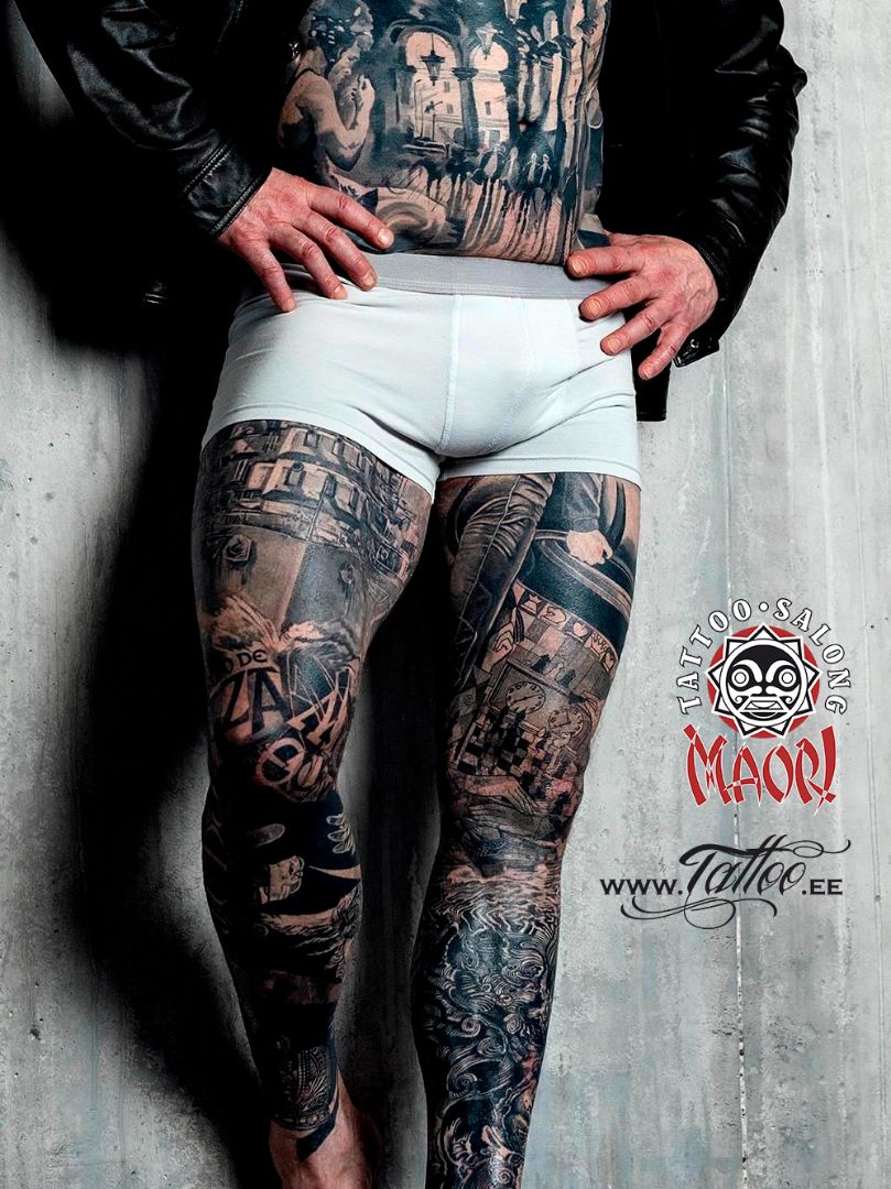 Tätoveering Maori Tattoo stuudiost Tallinnas, töö nr 7