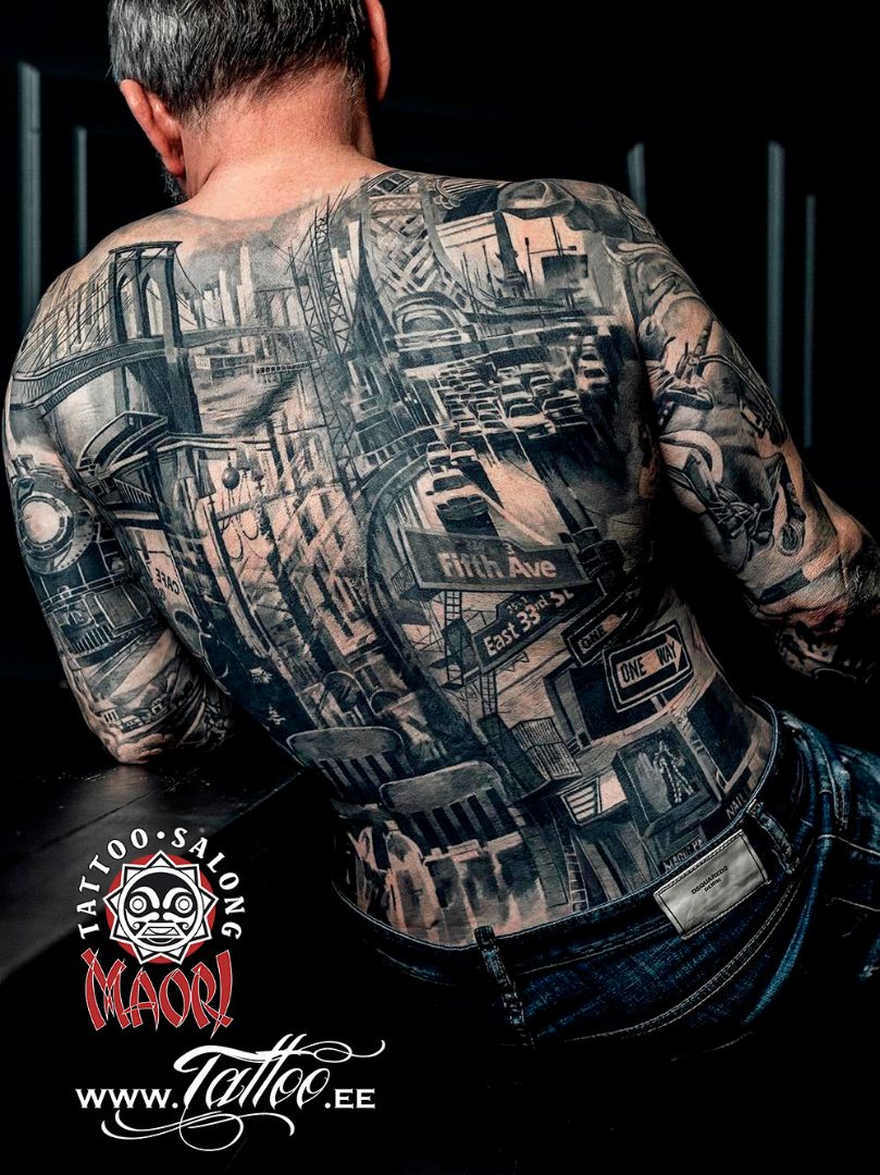 Tätoveering Maori Tattoo stuudiost Tallinnas, töö nr 1