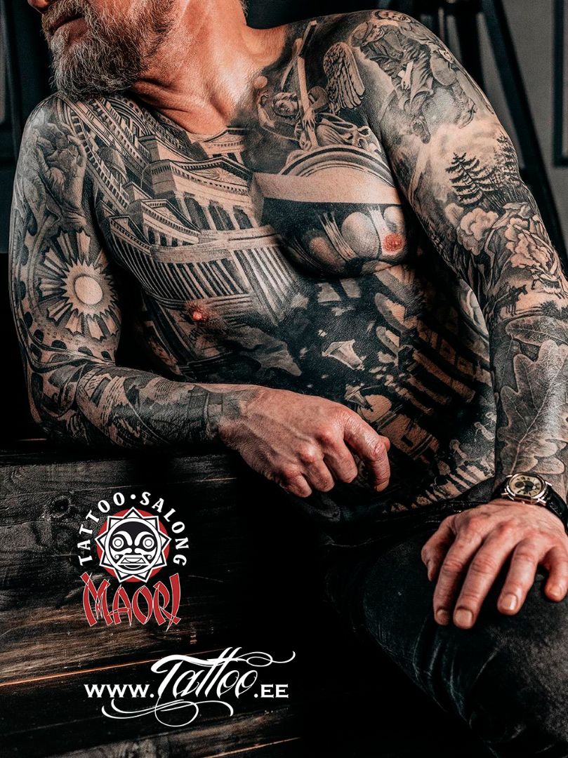 Tätoveering Maori Tattoo stuudiost Tallinnas, töö nr 4